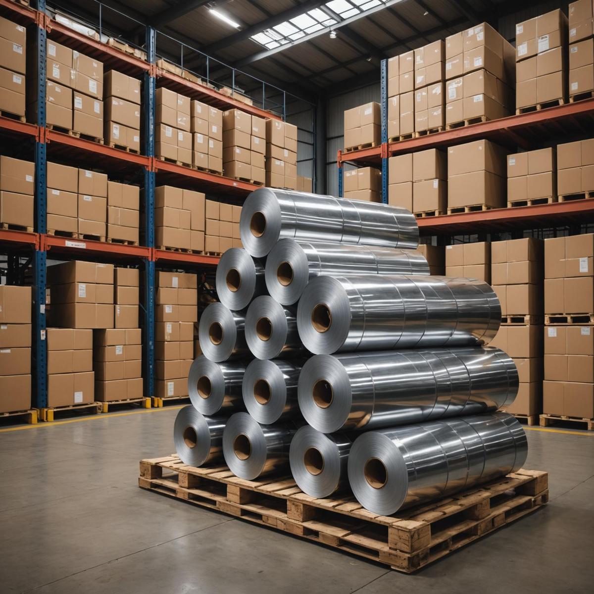 Person standing in a factory with machinery in the background